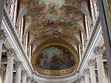 Paris Versailles 13 Royal Chapel From Upper Floor Showing Painted Ceiling